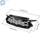 Painted Upper Radiator Grille Gloss Black for Chevrolet Trailblazer RS (2024–2026)