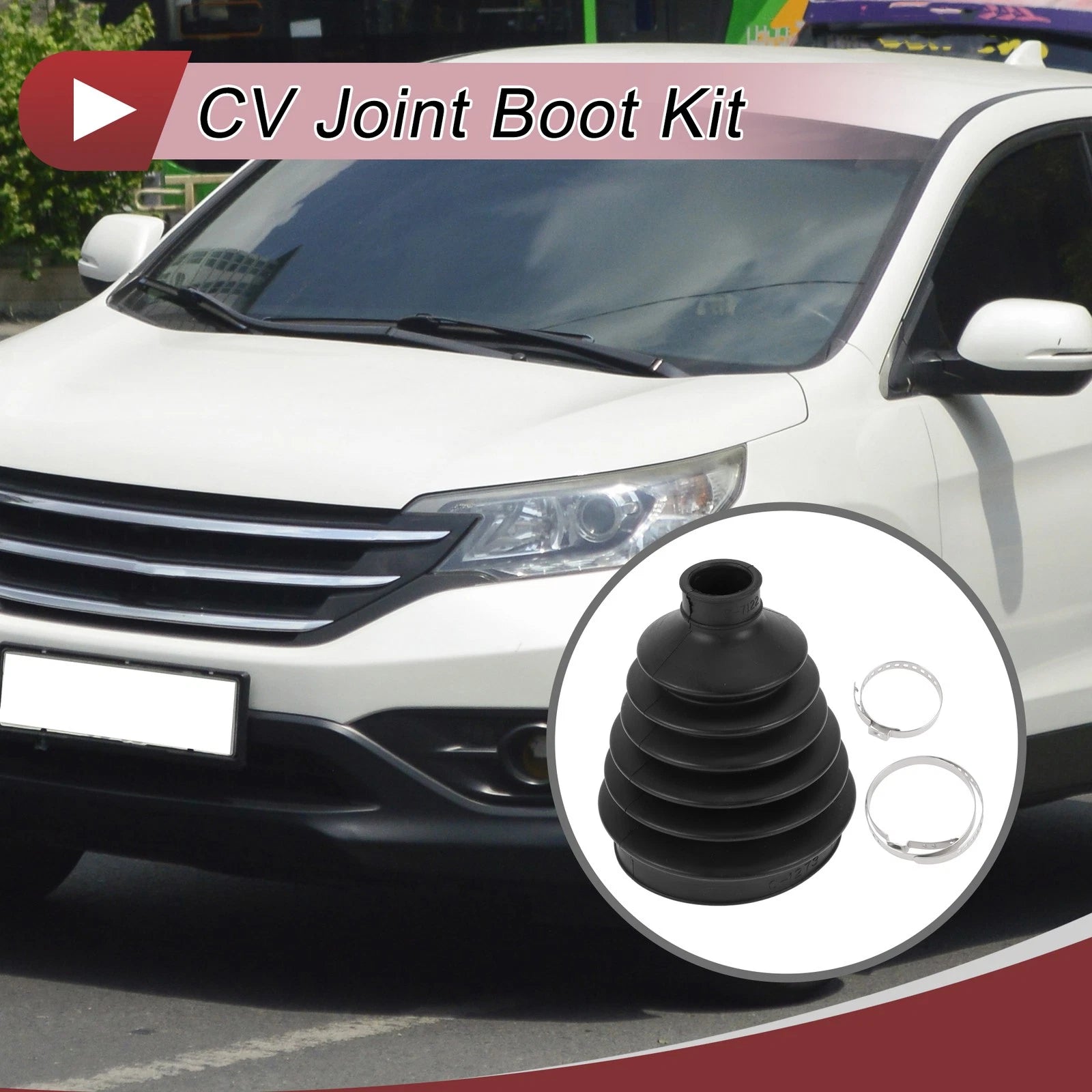 Outer CV Joint Boot Kit with Clamps for Honda CR-V (1999–2006) No.44018S9A000