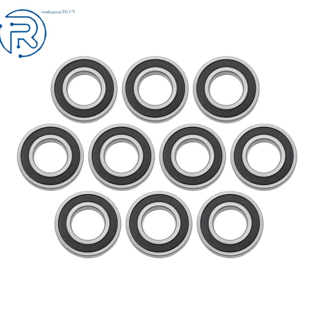 Set of 10 Deep Groove Ball Bearings 40mm Inner Dia 80mm OD