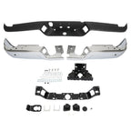 Chrome Rear Bumper Assembly for Ram 2500 3500 (2013–2018) with Sensor Holes