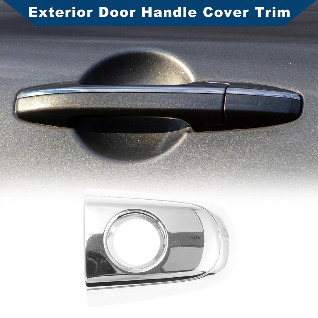 Exterior Door Handle Cover Trim for Toyota Camry (2006–2009) Silver ABS