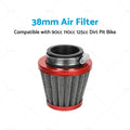 38mm Air Filter Pod Cleaner for 110cc 125cc Motorcycle PIT Dirt Bike (N/A)