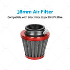 38mm Air Filter Pod Cleaner for 110cc 125cc Motorcycle PIT Dirt Bike (N/A)