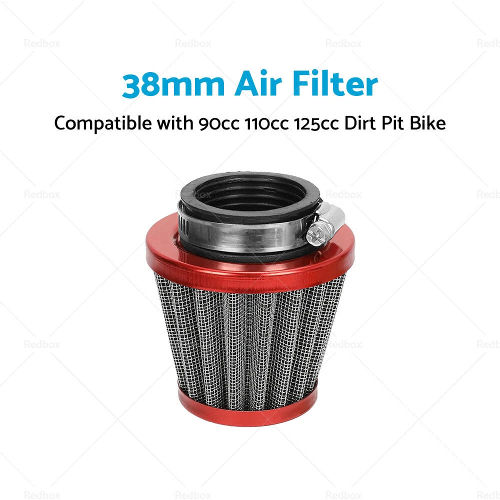 38mm Air Filter Pod Cleaner for 110cc 125cc Motorcycle PIT Dirt Bike (N/A)