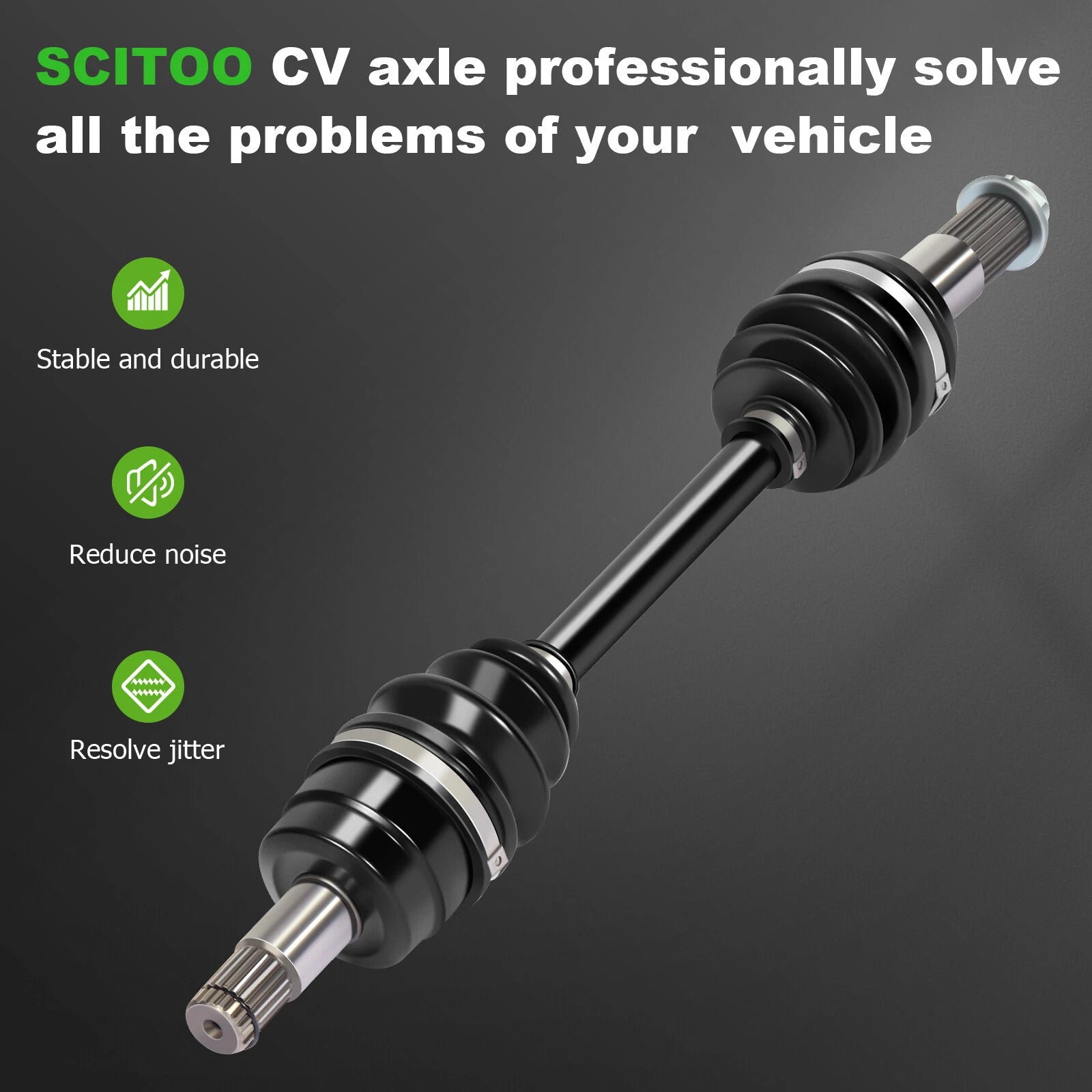 Front Right CV Joint for Yamaha Grizzly 660 (2003–2008) ATV & SxS