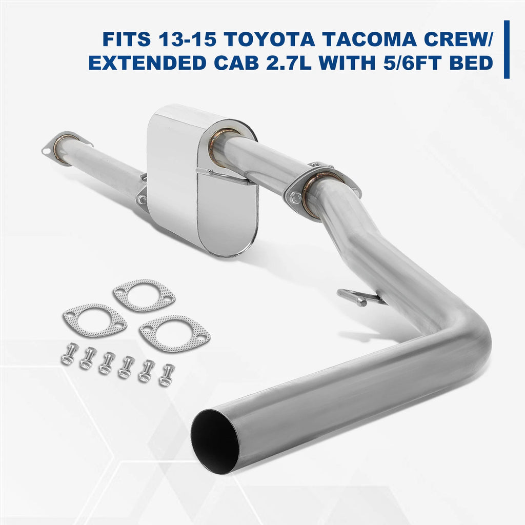Cat Back Exhaust System Kit for Toyota Tacoma (2013–2020) 2.7L 2.5"