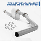 Cat Back Exhaust System Kit for Toyota Tacoma (2013–2020) 2.7L 2.5"