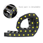 Open Type Cable Drag Chain Wire Carrier for R55 CNC 3D Printer (39"x0.98"x3")