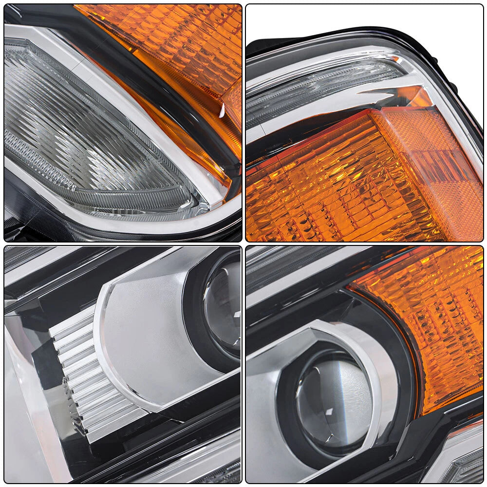 LH Headlight for GMC Sierra 2500HD (2016–2019) HID with LED DRL Projector