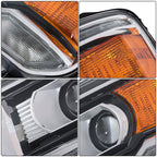 LH Headlight for GMC Sierra 2500HD (2016–2019) HID with LED DRL Projector