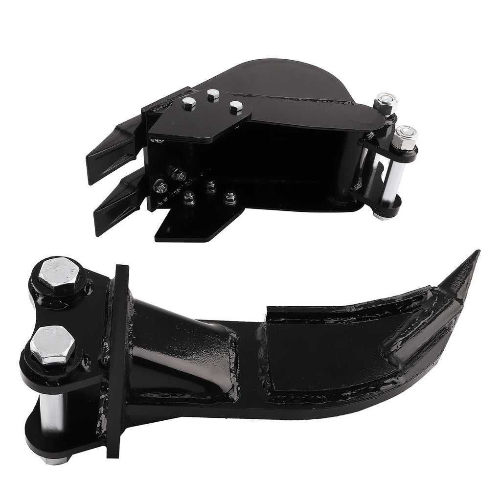 200mm Narrow Trenching Bucket + Ripper for Typhon Mini Excavators (25mm Pin)