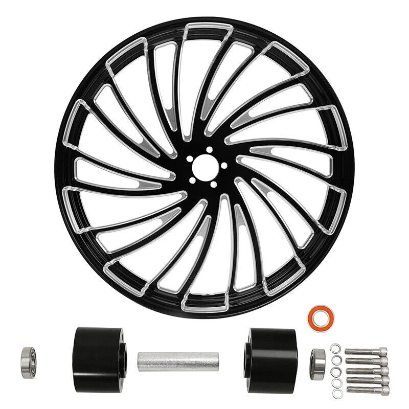 23" Front Wheel Rim & Dual Disc Hub for Harley Touring ABS (2008–2025)