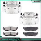 Rear Brake Calipers & Ceramic Pads for Dodge Ram 1500 (2006)