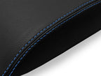 Console Lid Pull Over Cover Leather for Chevrolet Cavalier (2000–2005) Blue Stitch