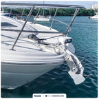 Windlass Anchor Rode 1/2"x100' Nylon Rope & 1/4"x15' Galvanized Chain
