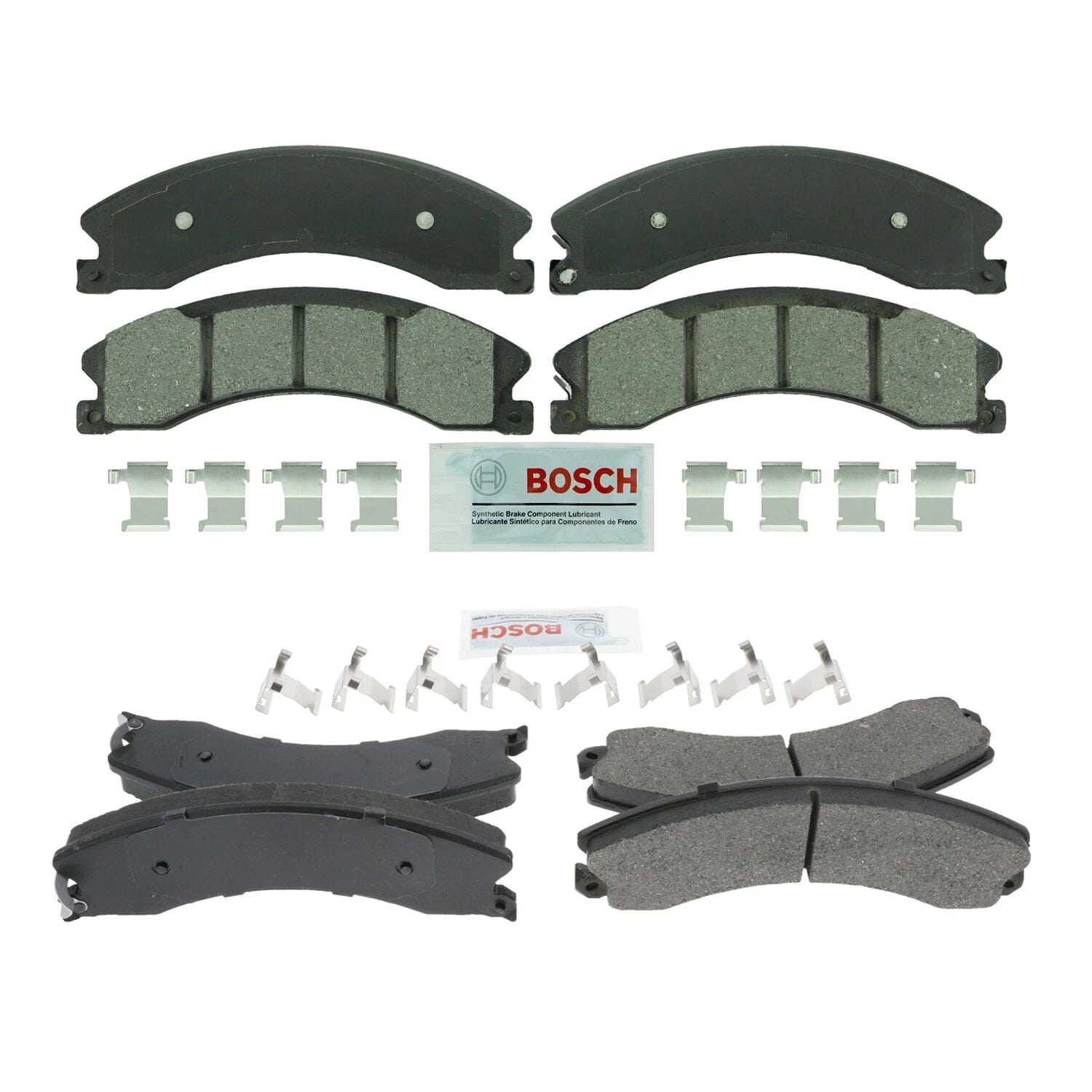 Bosch Blue Ceramic Disc Brake Pad Kit for Sierra Silverado 2500 HD (2001–2019)