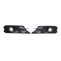 Set of 2 Front Fog Light Grille Covers with ACC Hole for Audi A6 C7 (2016–2018)