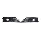 Set of 2 Front Fog Light Grille Covers with ACC Hole for Audi A6 C7 (2016–2018)