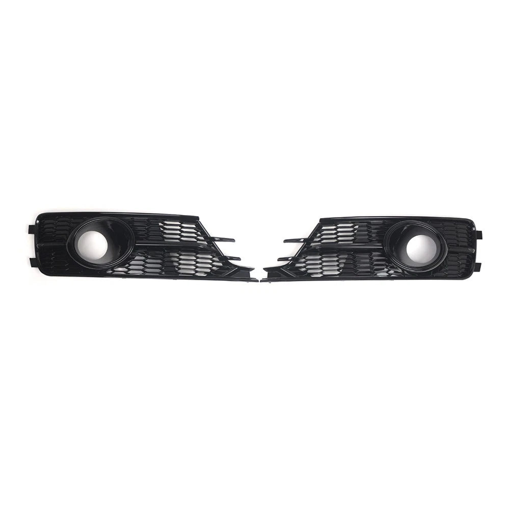 Set of 2 Front Fog Light Grille Covers with ACC Hole for Audi A6 C7 (2016–2018)