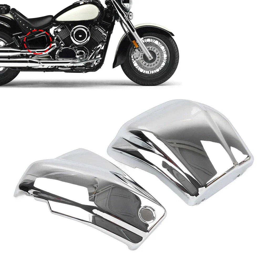 Chrome Battery Side Cover for Yamaha Dragstar Vstar XVS1100 (1999-2011)