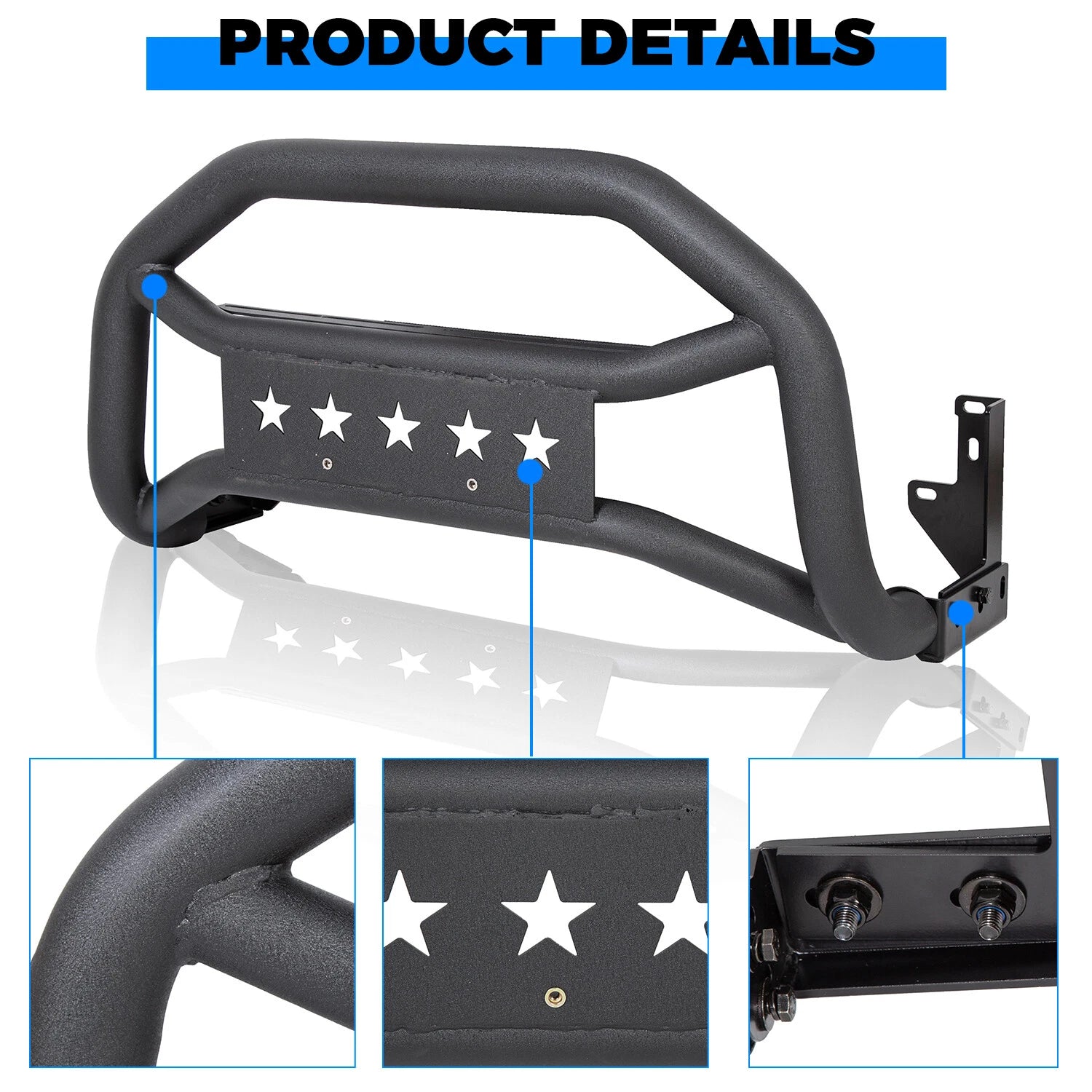 Bull Bar Grille Guard for Toyota Tacoma (2005–2023)