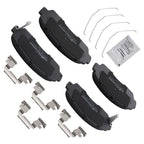 Front Ceramic Brake Pads Kit for Honda Passport/Acura RDX (2019–2025)