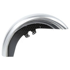 Front Fender for Harley Touring Electra Glide (2014–2024) Silver/Black Honeycomb Fade