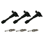 3X Ignition Coil and Spark Plug for Ford Fiesta, Focus (2016-2017)