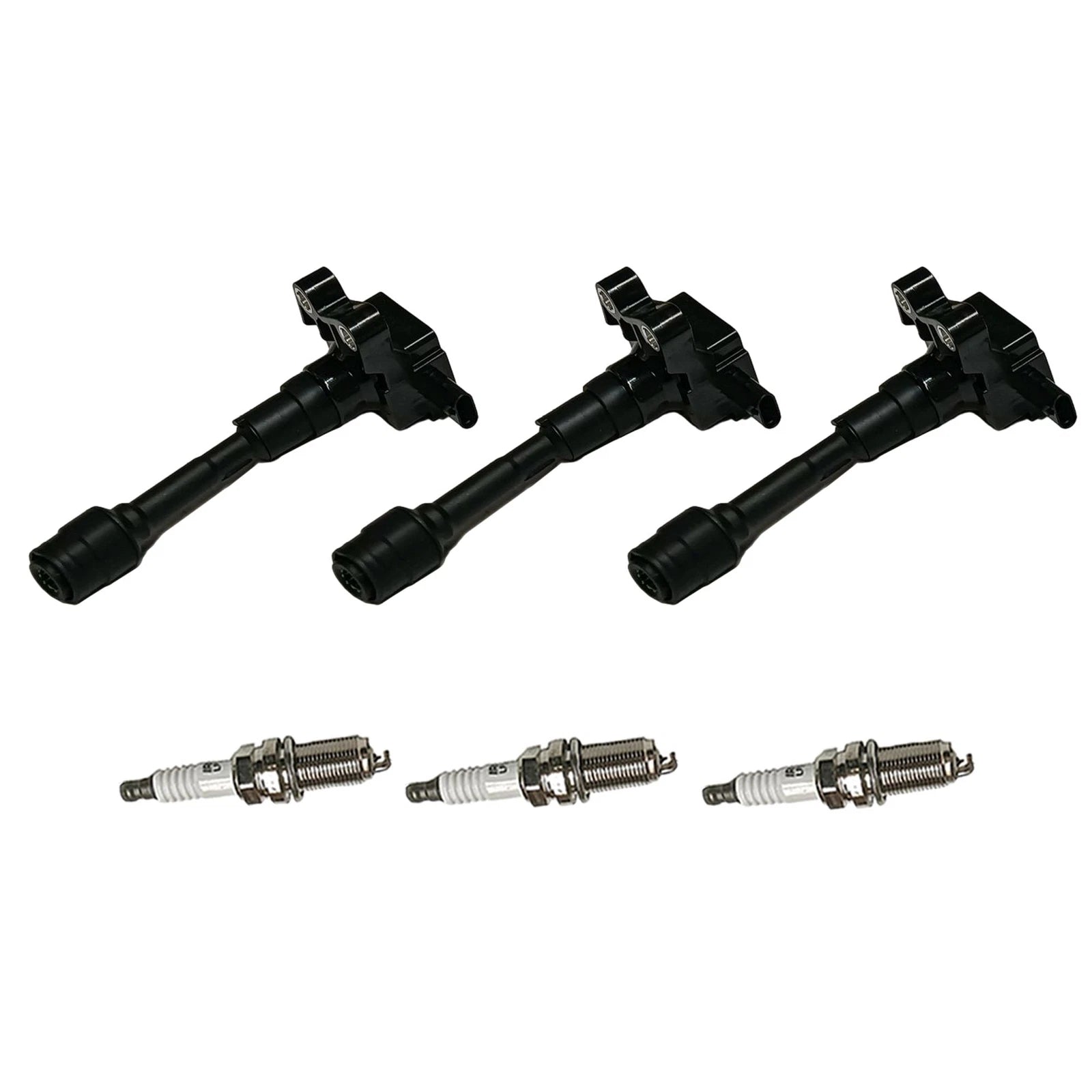 3X Ignition Coil and Spark Plug for Ford Fiesta, Focus (2016-2017)