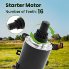 12V Starter for Tecumseh HM OVM (35876, 36680, 33605, 33202, 35763)