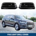 1 Pair Front Fog Light Grill for Audi Q5 (2018–2022) No. 80A807679D/80A807680D