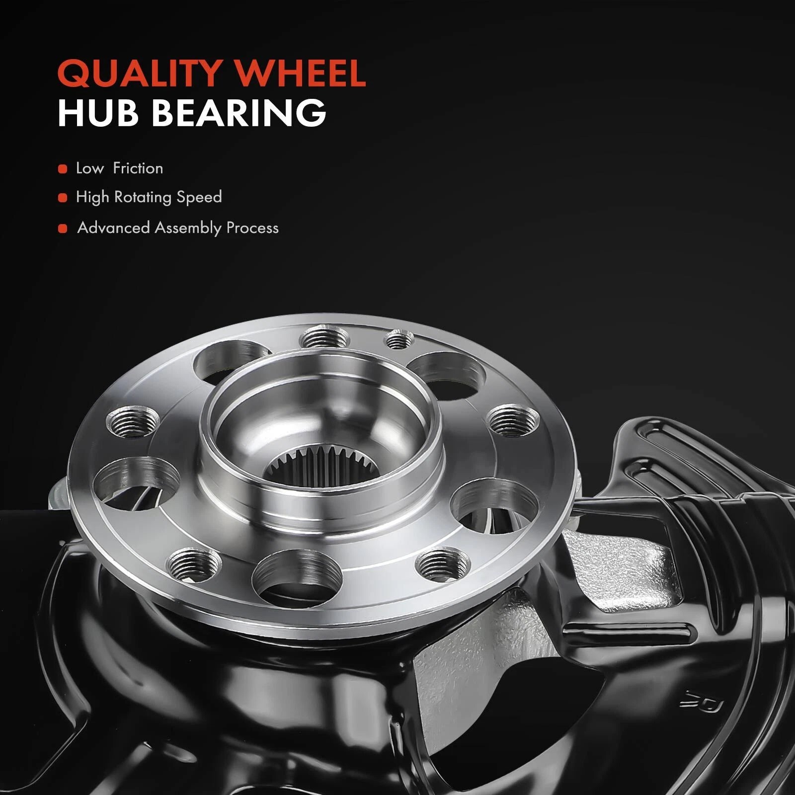 Front Right Steering Knuckle & Hub Bearing for Mercedes-Benz CLA250 (2014–2019)