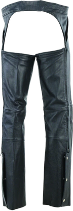 Leather Chaps for Powersports (Large)
