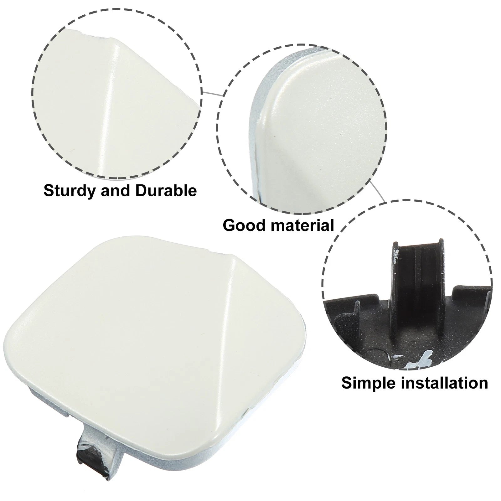 Tow Hook Cover Cap for Nissan Altima (2013–2018) - White