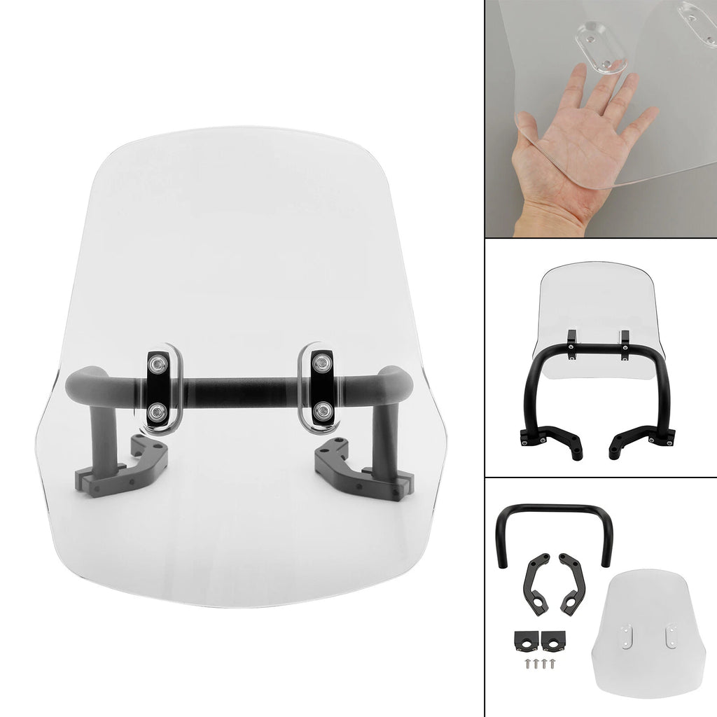 Windshield Windscreen + Bracket for Honda CRF250L/S CRF250M CRF300L (2021–2022)