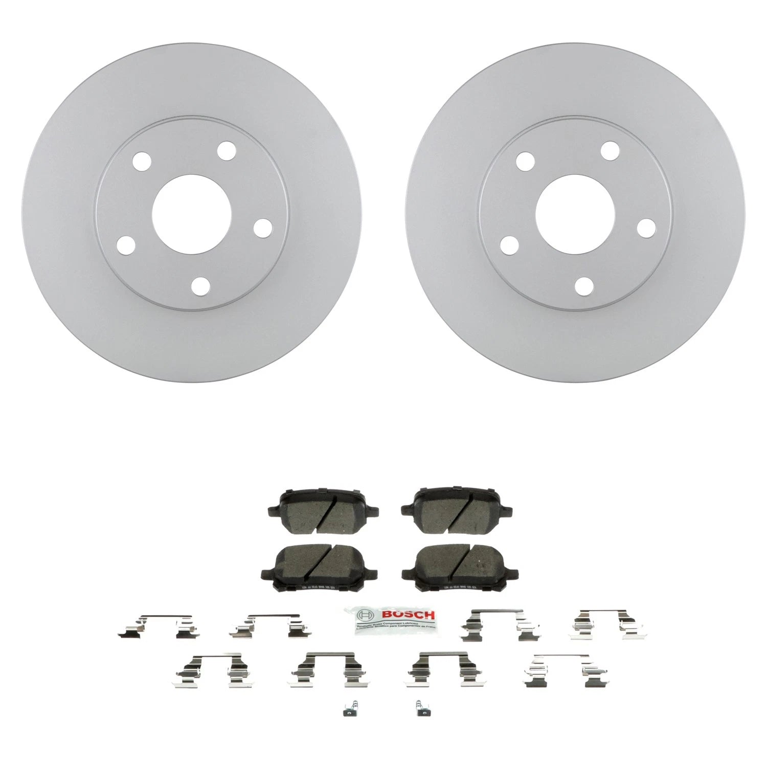Front Quietcast Rotors & Blue Ceramic Disc Brake Pad Kit for Camry ES300 (1997–2001)