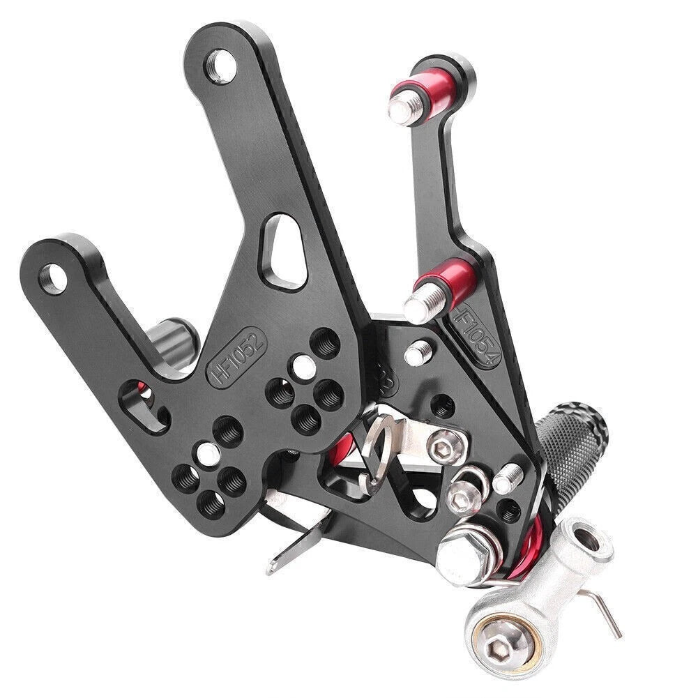 CNC Adjustable Rearset Footpegs Kit for Yamaha MT-10, FZ-10 (2016–2017)