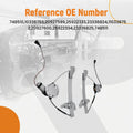 2X Power Window Regulator Rear for Chevrolet Impala (2006–2016) 25922333 23336824