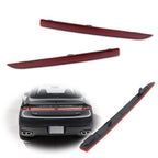 Set of 2 Red Rear Bumper Reflectors for Lincoln MKZ (2013–2020)