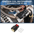 Set of 1 Ignition Coil Waterproof Connector Plug for Ford Mazda 