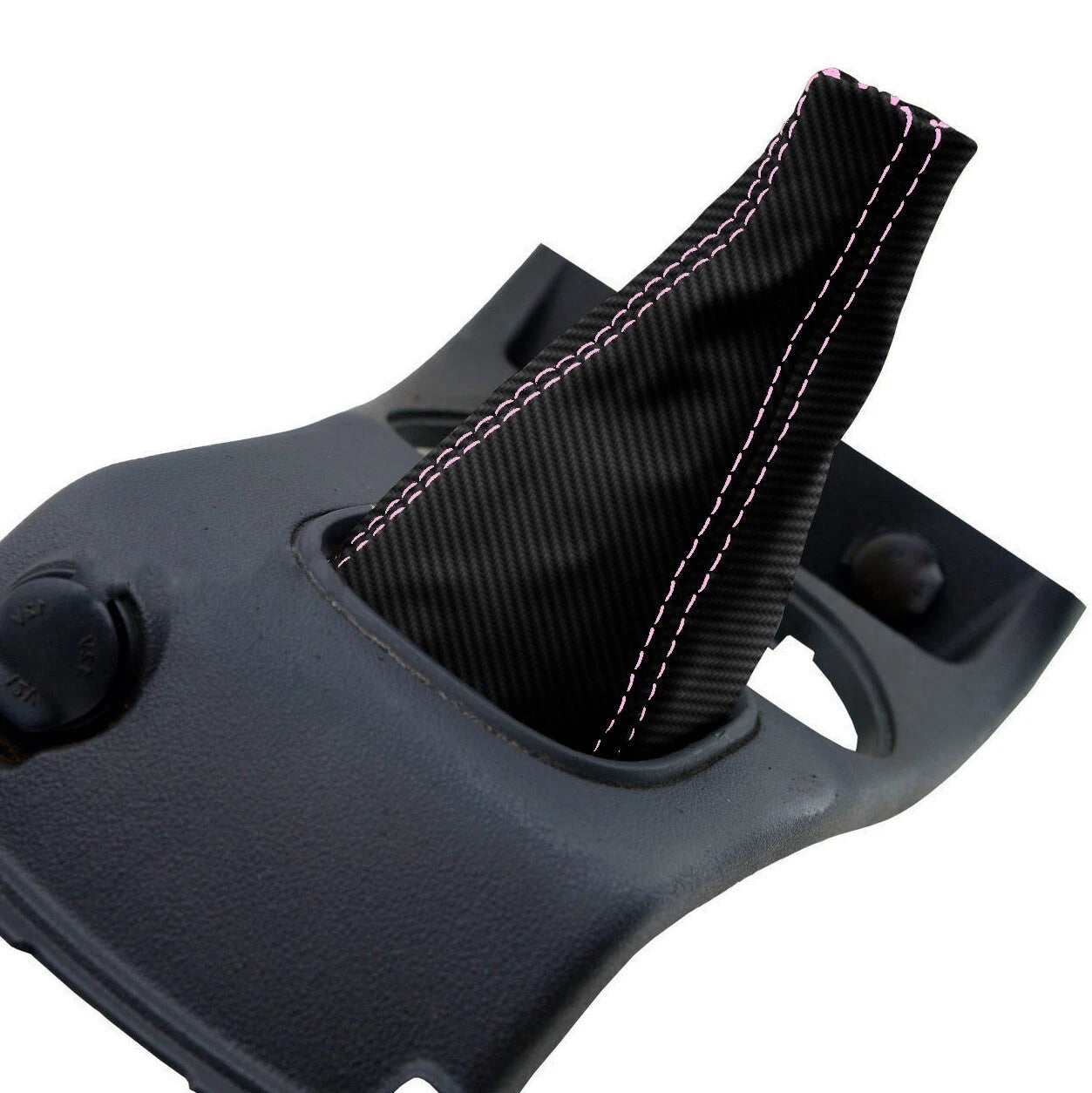 Manual Shift Boot Carbon for Chevrolet Cobalt (2005–2010) Pink Stitch