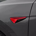 Glossy Red Side Fender Camera Vent Covers for Tesla Model 3 Y (2020–2024)