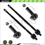 Front Tie Rod Ends Suspension Kit for Ford Escort, Mercury Tracer (1991–1996)