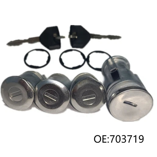 Replacement Ignition Lock Cylinder for Jeep Wrangler TJ (1998–2001) with 2 Keys