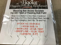 Set of 6 Daiichi Bleeding Sabiki Rig Red Head/White Sz6 D03R-W6 for Fishing