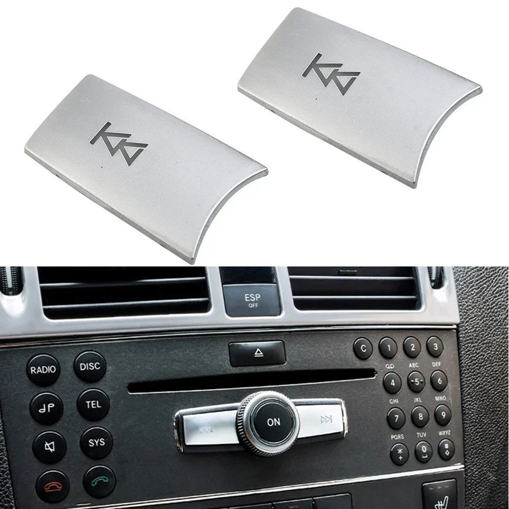 Button Covers Silver for Mercedes W204 W212 (2007���2016)