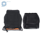 Driver Bottom Back Seat Cover for Jeep Wrangler (2007–2012) Leather Black