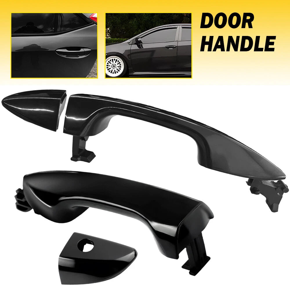 Exterior Door Handle for Toyota Corolla (2014–2016) Smooth Black