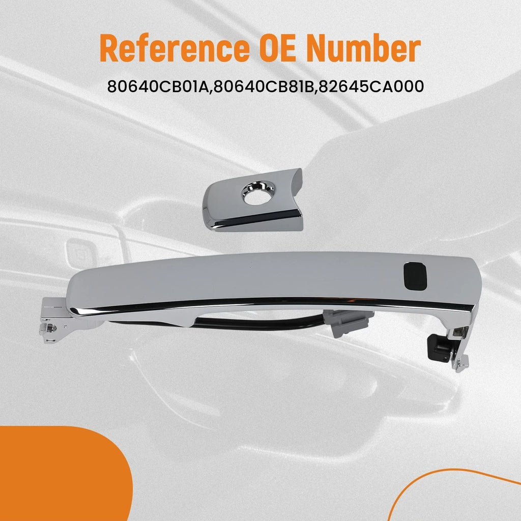 Front Left Door Handle for Nissan Murano/Rogue (2003–2013) Chrome 80640CB81B
