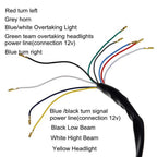 7/8" Motorcycle Horn Button Turn Signal Electric Fog Light Switch for Harley
